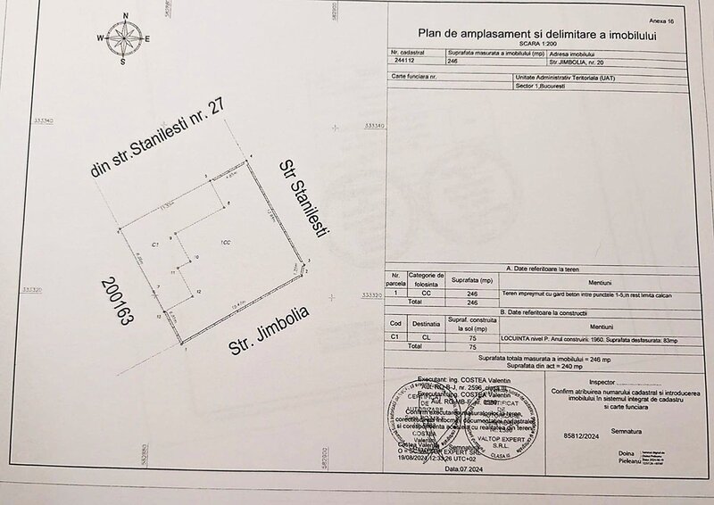 COMISION0% - Teren cu dubla deschidere, 246mp, str. Jimbolia - Bucurestii Noi